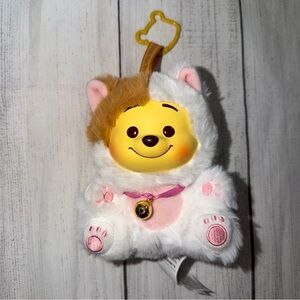 MINISO Winnie The Pooh Naughty Party Plush Vinyl Art Toy Figure Keychain - Cat